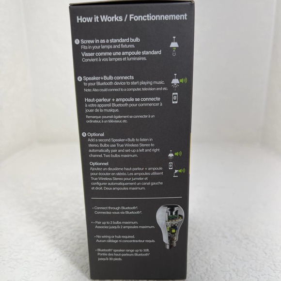 NIB Feit Electric‎ speaker+ bulb 60W - Picture 4 of 6